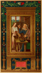 Christian illustration. Old image