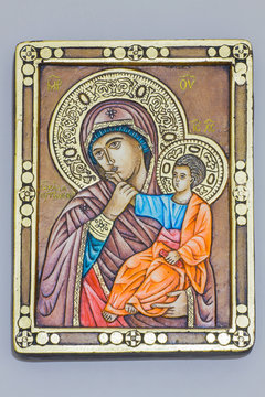 Orthodox icon of the world Virgin and Child
