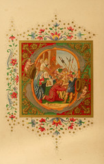 Christian illustration. Old image