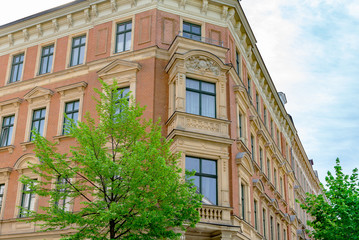 Obraz premium hochwertige Altbauten, sanierte Gründerzeithäuser