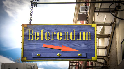 Schild 403 - Referendum