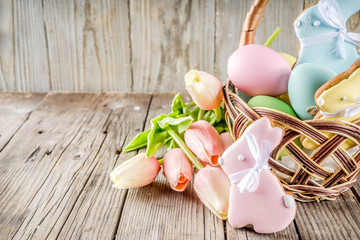 Easter holiday greetings background