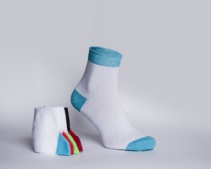 socks isolated on white background
