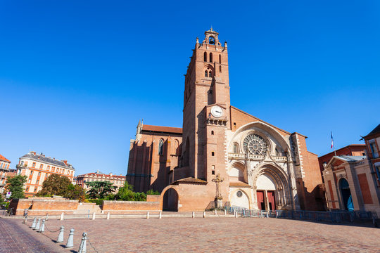 Saint Etienne Cathedral In Toulouse