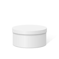 Plastic round container box