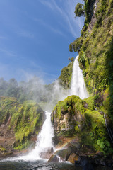 Salto El Leon waterfall, Pucon, Chile