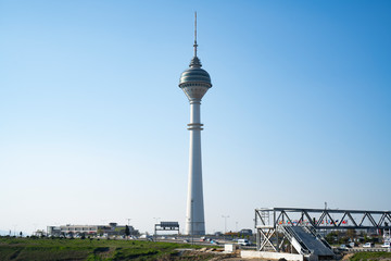 Obraz premium Istanbul - Endem Kule, Turkey's highest TV tower. Completed in 2008. Buyukcemece, TURKEY
