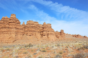 Rock formation in the San Rafael Desert, Utah