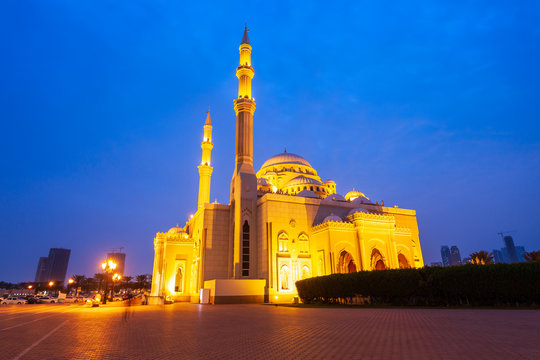 Al Noor Mosque In Sharjah