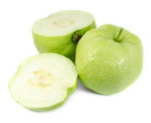 guava isolated on white background