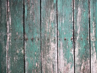 faded wooden door