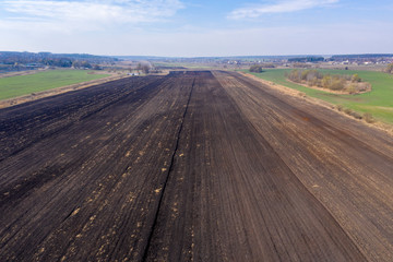 field, view from above