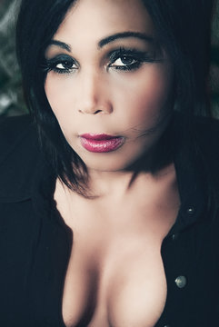 Sexy Woman looking at camera