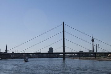 Rheinpanorama in Düsseldorf