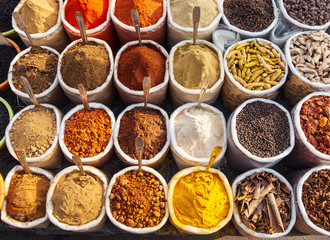 Spices at the market, Goa