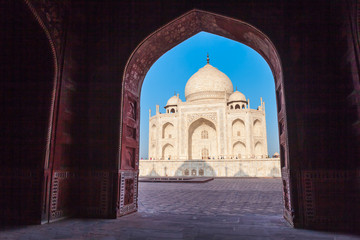 Taj Mahal marble mausoleum, Agra
