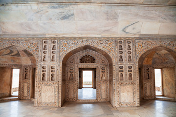 Taj Mahal geometric pattern background