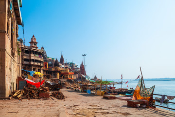 Varanasi Ghats in north India