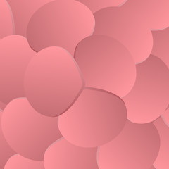 Background of pink geometric fragments. 