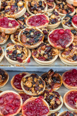 Food sold at the Mahane Yehuda Market in Jerusalem, Israel