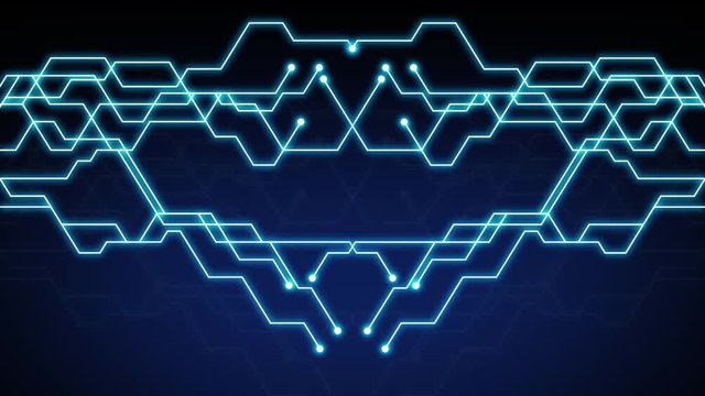 tecnology title frame background