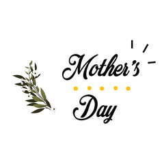Happy Mother's Day Vector Template Design Illustration