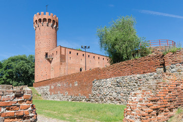 Teutonic castle in Swiecie on the Vistula river