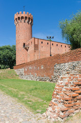 Teutonic castle in Swiecie on the Vistula river