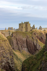 Fototapeta na wymiar View of Dunnottar Castle