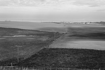 Fototapeta premium Fields in the Scottish Highlands