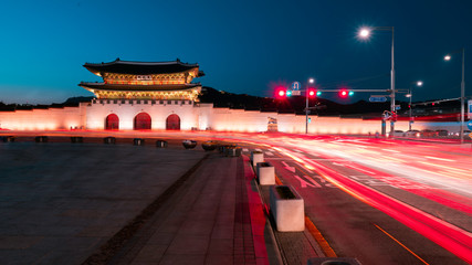 the reflector- gyeongbokgung palace 