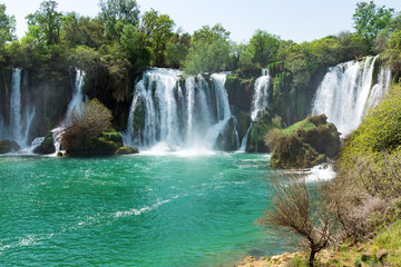 Kravice waterfall in Bosnia and Herzegovina