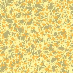 Desert camouflage of various shades of orange and yellow colors