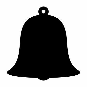 recommend clip art: Bell dark silhouette