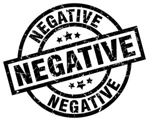 negative round grunge black stamp