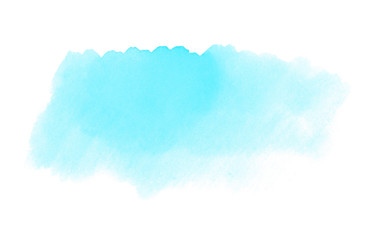 Textur aus Wasserfarbe hellblau blau