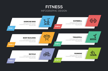 FITNESS INFOGRAPHIC DESIGN