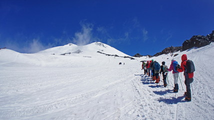 Fototapeta na wymiar Elbrus mountains