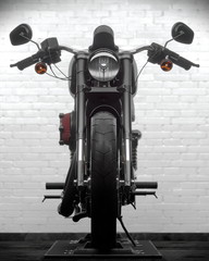 Illustration of Harley Davidson motorcycle
