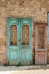 Fototapeta na wymiar Old doors in Jaffa, Tel Aviv, Israel