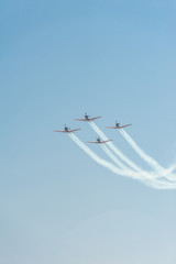 Yom Haatzmaout flyover above the beach