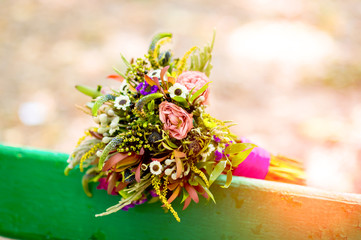 Bride flower bouquet