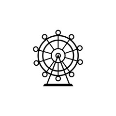 Ferris wheel Vector Icon