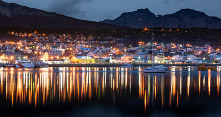 Night view of the bay