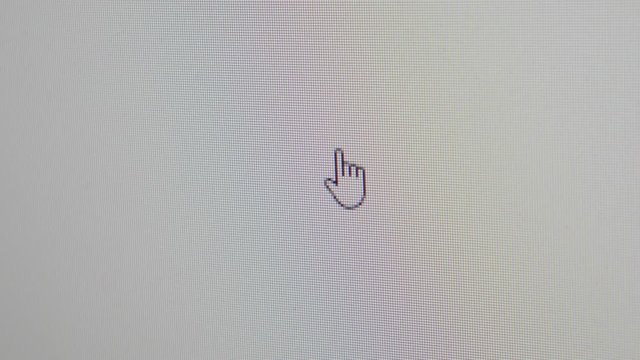 Close up Shot of Mouse Cursor Clicking black SUBMIT Button.