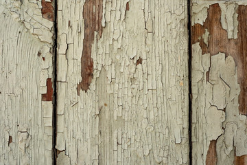 The surface of the vertical boards