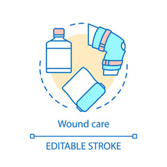 Wound care concept icon