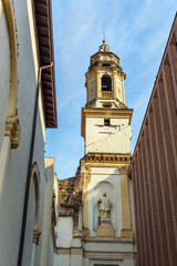 Campanile of church of San Sebastiano, Biblioteca civica di Verona, Public Library on street Via...
