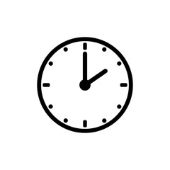 Clock icon, time icon vector