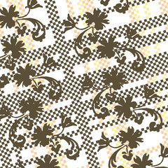 Obraz premium Fashionable pattern in small flowers. Floral background for textiles.
